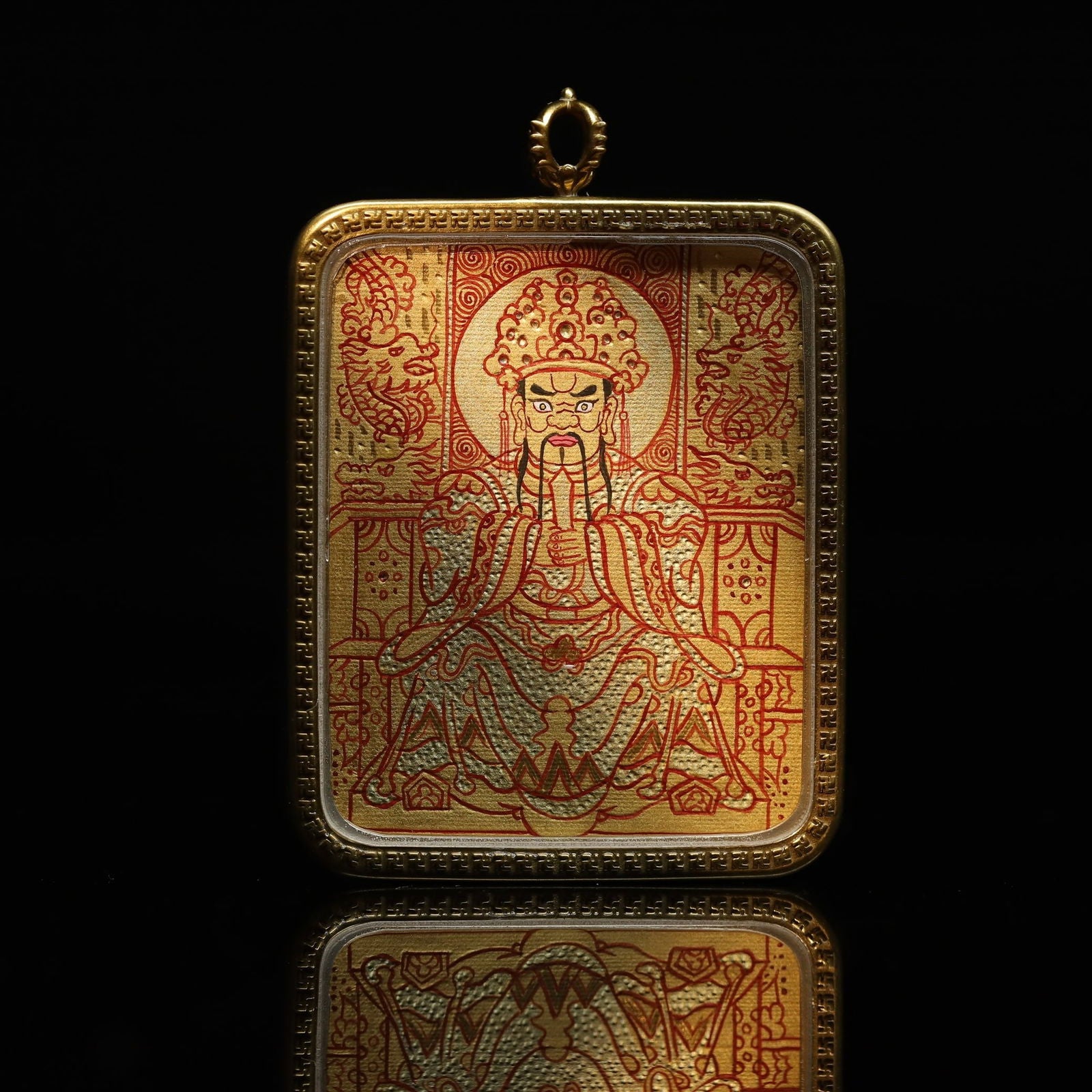 Thangka_Buddha_Hand_Painted_Gold_Wealth_and_Protection_Dragon_WuYe_Square_Thangka_-_Thangka_Buddha_-_-2787679