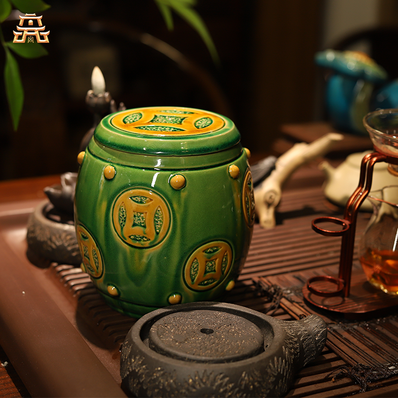 Thangka_Buddha_Traditional_Chinese_Green_Glazed_Liuli_Pot_-_Artisan_Hand-Crafted_Ceramic_Storage_Vessel_-_Thangka_Buddha_-_-6023771