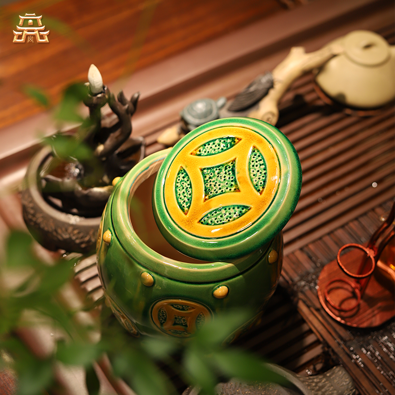 Thangka_Buddha_Traditional_Chinese_Green_Glazed_Liuli_Pot_-_Artisan_Hand-Crafted_Ceramic_Storage_Vessel_-_Thangka_Buddha_-_-6023777