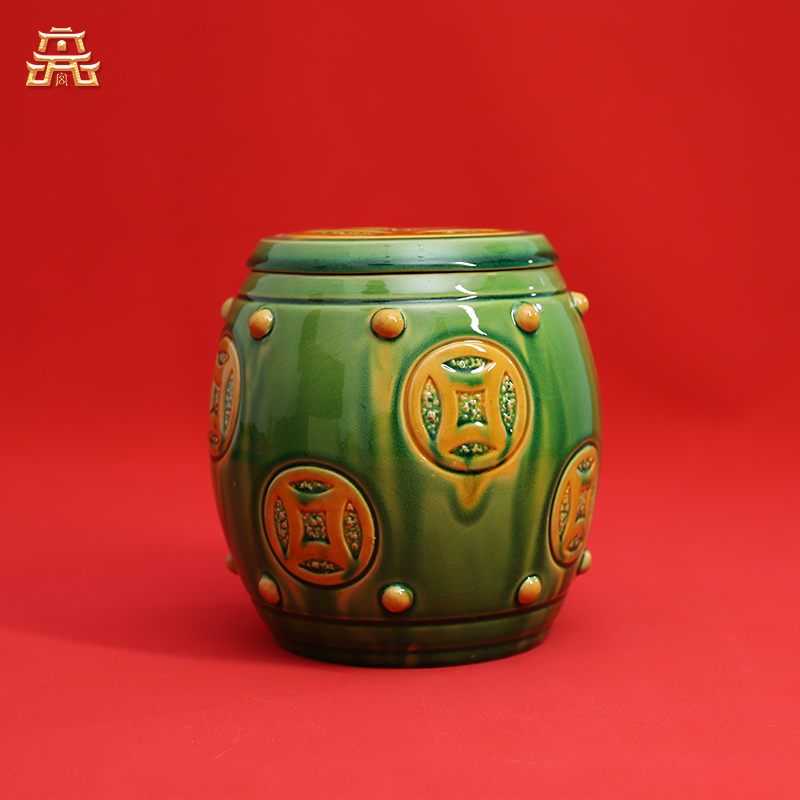 Thangka_Buddha_Traditional_Chinese_Green_Glazed_Liuli_Pot_-_Artisan_Hand-Crafted_Ceramic_Storage_Vessel_-_Thangka_Buddha_-_-6023782